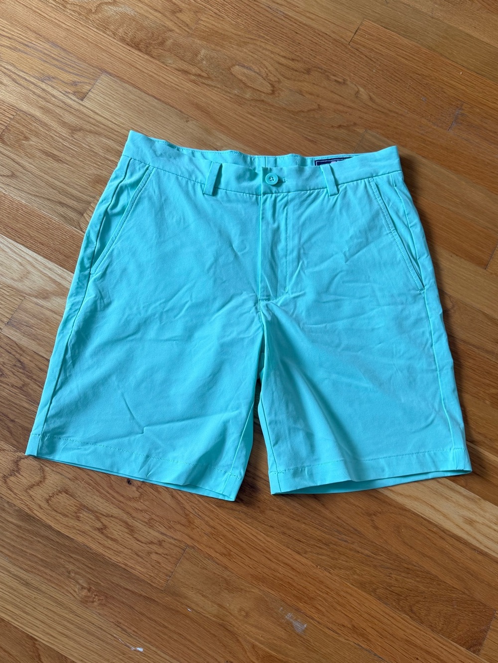 Vineyard Vines Mint Green Golf Performance Men's Shorts